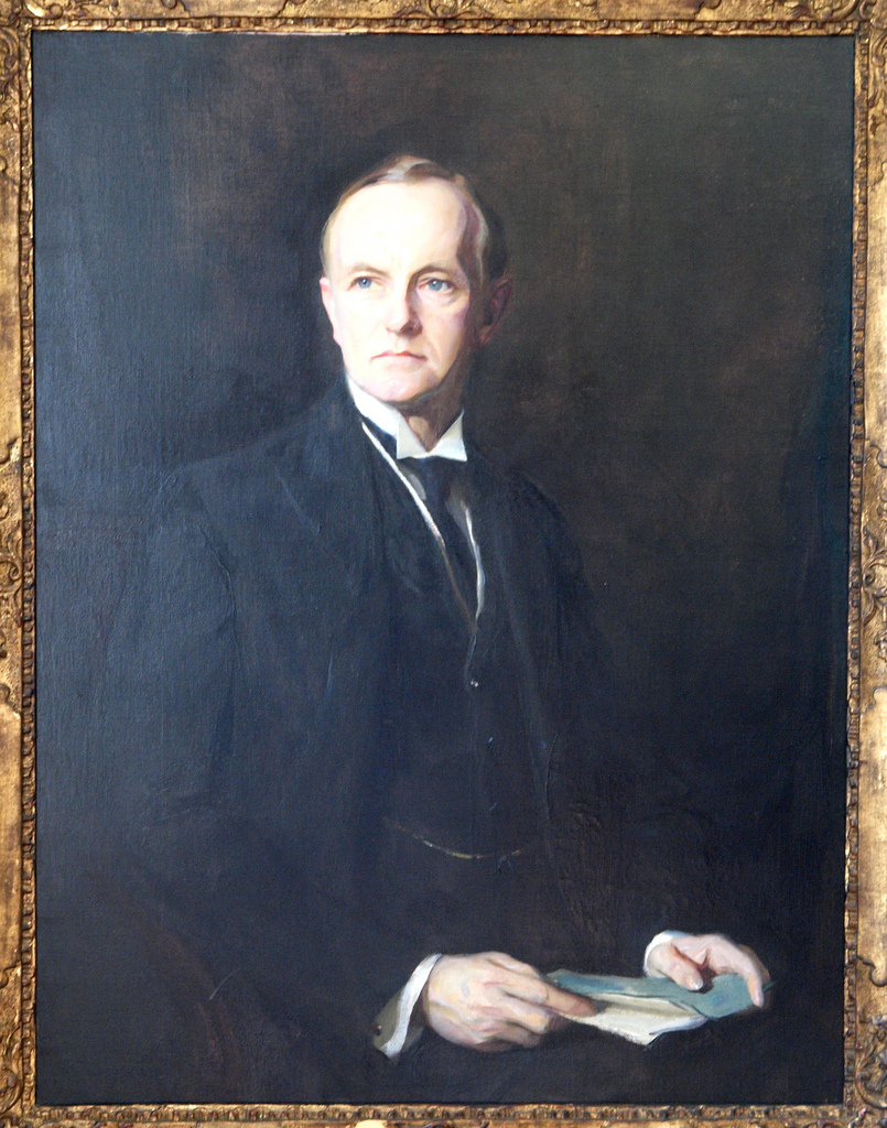Portrait of Coolidge by Hungarian artist Philip de Laszlo, 1926. 