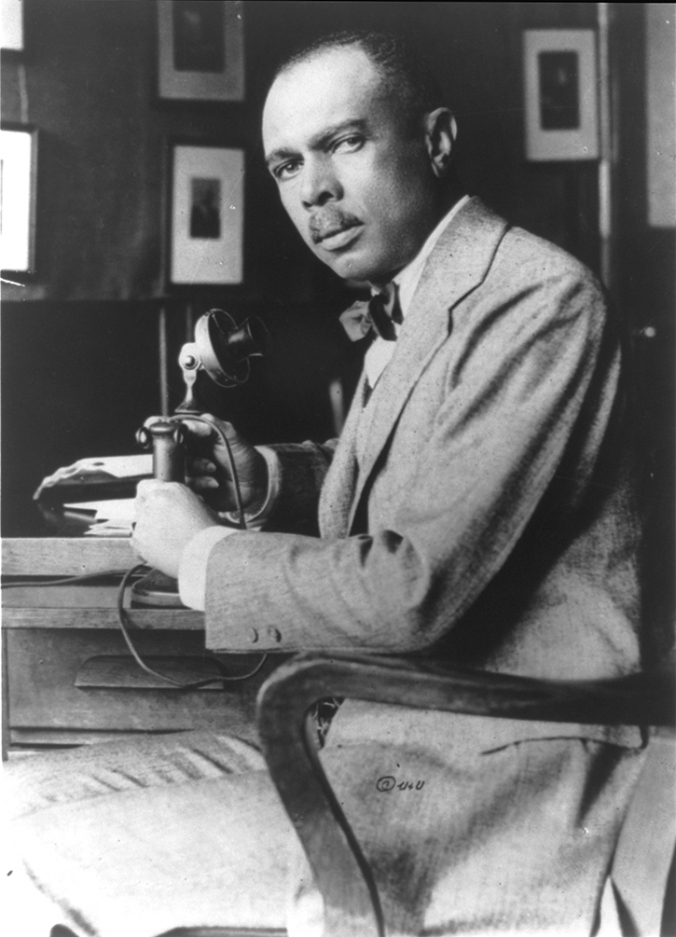 James Weldon Johnson, head of the National Association for the Advancement of Colored People. Photo taken around 1920. 