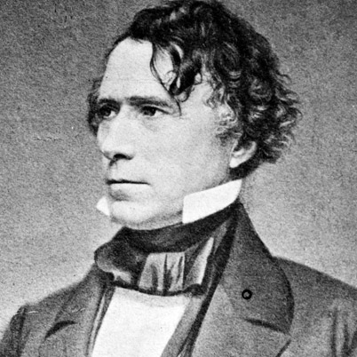 Franklin Pierce, who competes with Buchanan for the weakest spot among our Presidents