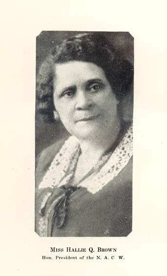 Hallie Quinn Brown of Pennsylvania was a tireless Republican grassroots activist. She helped establish women's clubs in Ohio and directed the effort nationally among black women from 1920-1924. She spoke at the 1924 convention and helped to ensure Coolidge won that November. This is a picture from a book she published in 1926. 