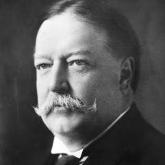 William H. Taft, TR's successor and loyal friend who turned into a political adversary after Taft's disappointing term as President. 