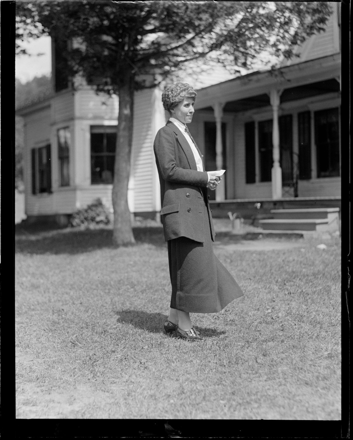 Grace Anna Goodhue Coolidge, "the sunshine and the joy of his life--his rest when tired--his solace in time of trouble," as Miss Randolph observed (Ishbel Ross, Grace Coolidge and Her Era p.188). 