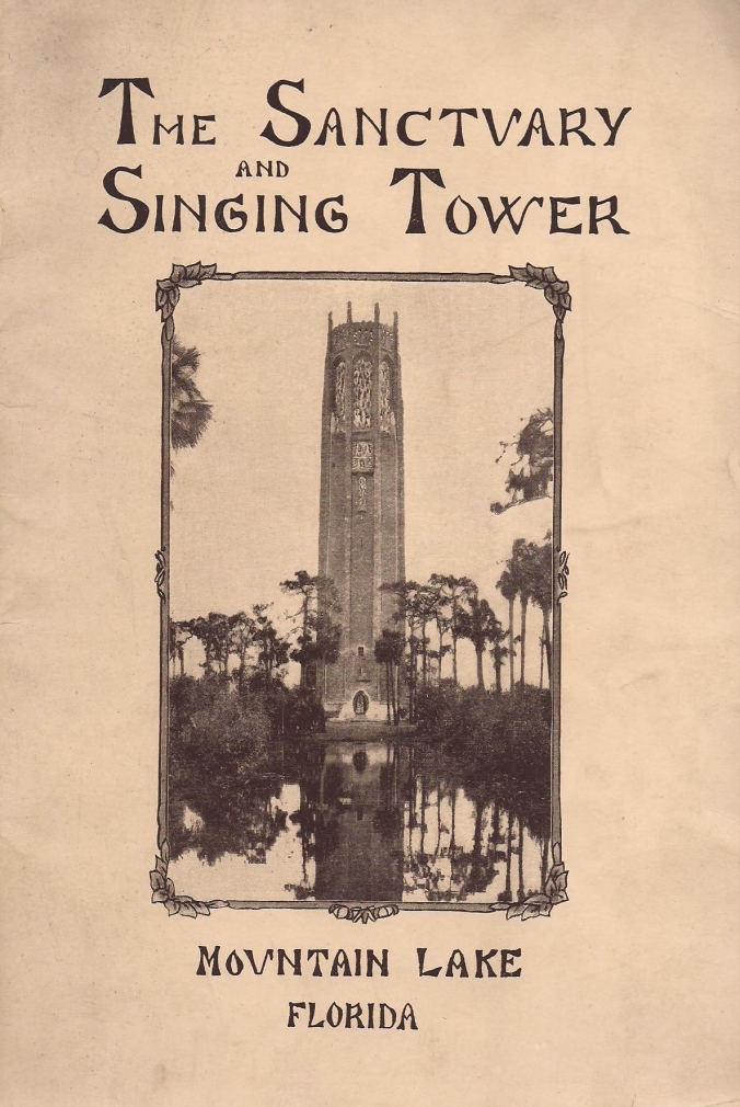 Cover of the Dedication Program printed for the event, February 1, 1929. 