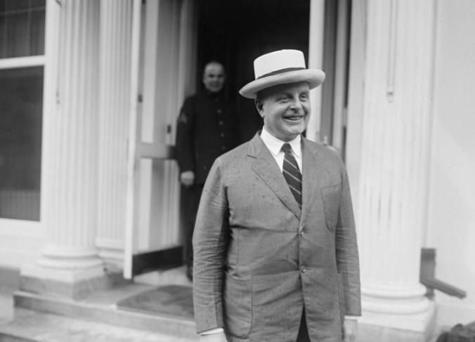 Jason Noble Pierce, after visiting with the President, July 8, 1924. 