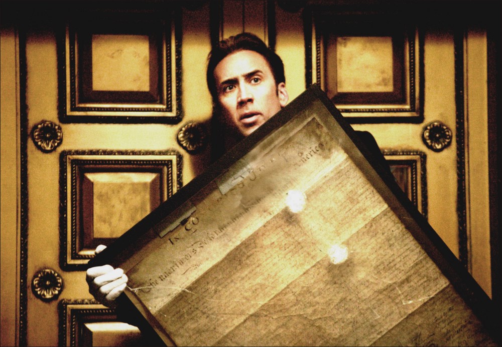 Nicolas Cage in National Treasure