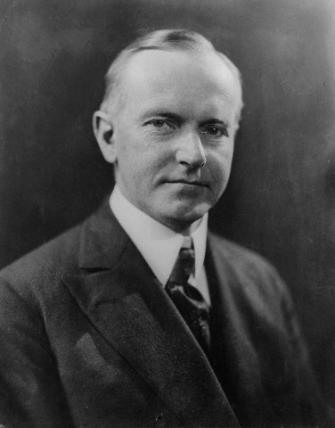 Portrait of Calvin Coolidge