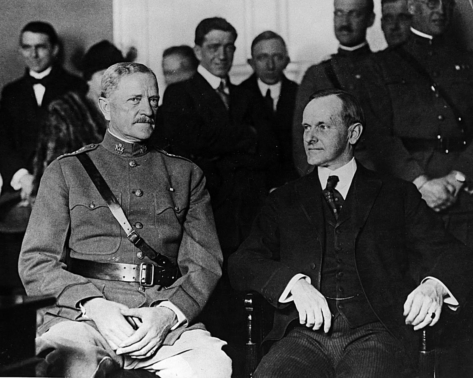 General Pershing and Governor Coolidge, Boston
