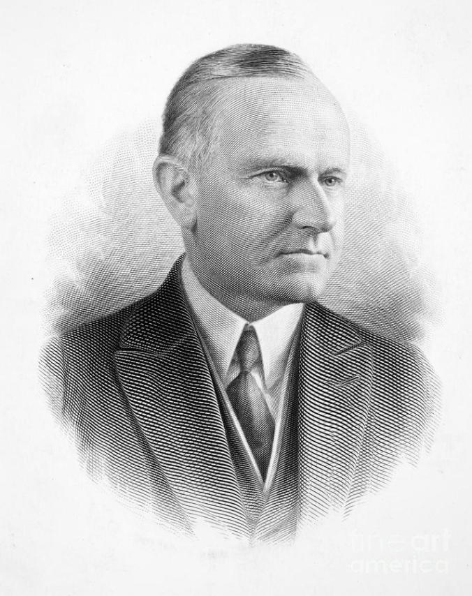 Calvin Coolidge, our thirtieth President, 1923-1929. Courtesy of Granger. 