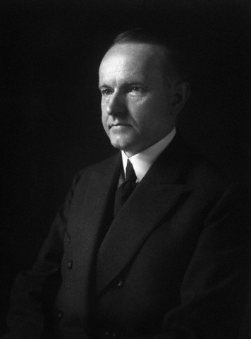 Half-length Portrait of President Calvin Coolidge