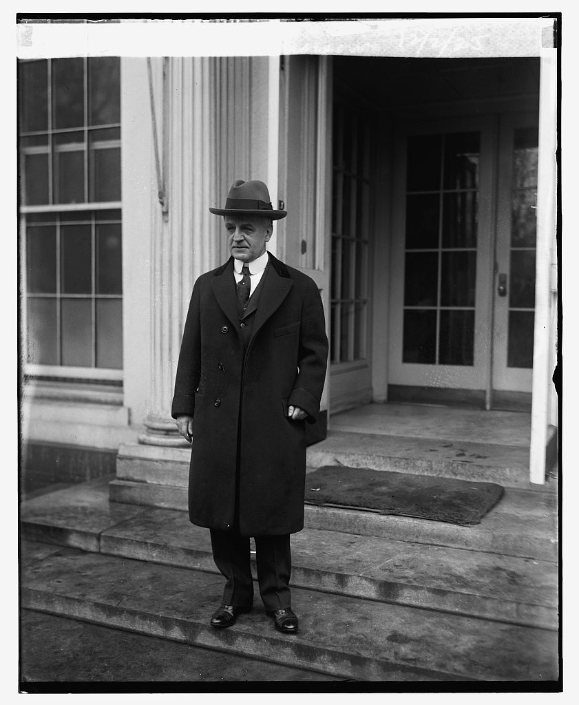 Dwight Morrow, leaving the White House, December 2, 1925. 