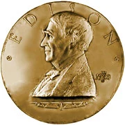 The Congressional Gold Medal presented to Thomas Edison, 1928. 