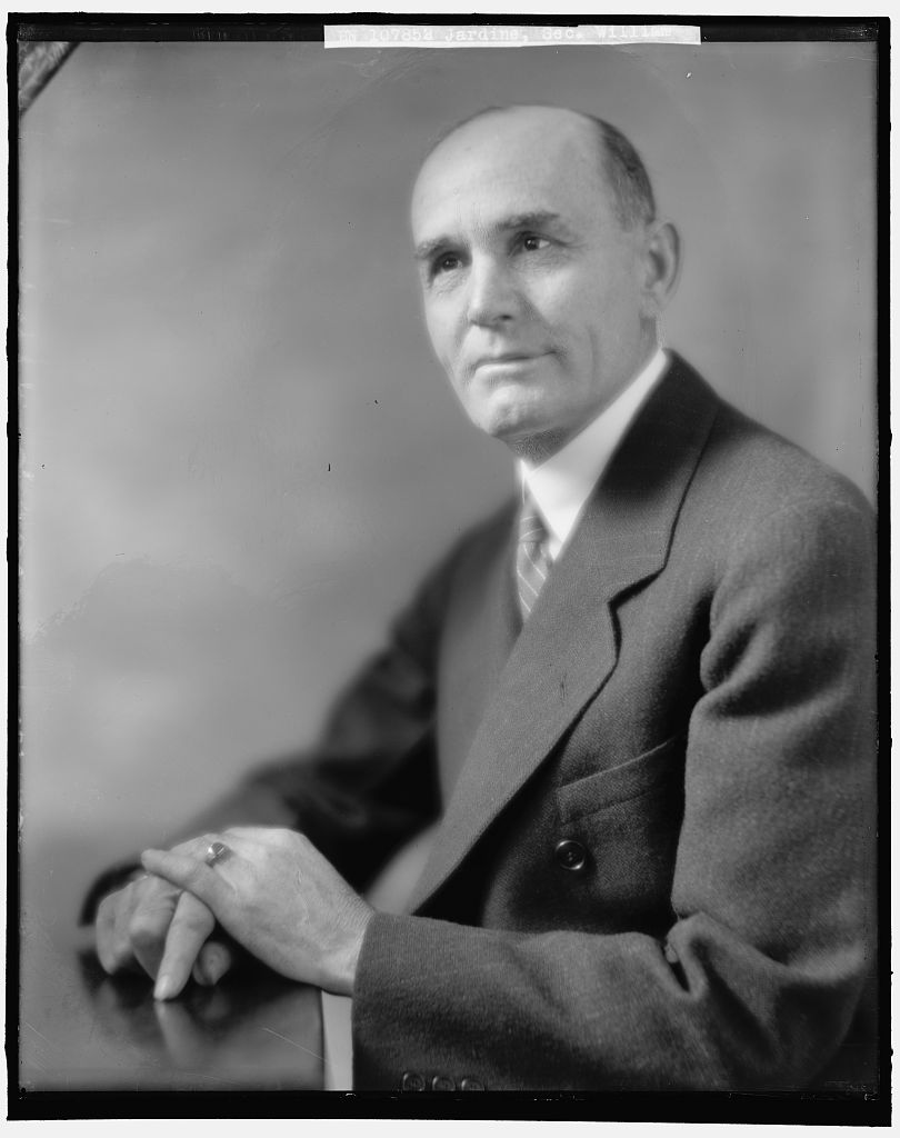 Secretary of Agriculture William M. Jardine, chosen by President Coolidge as one of the first of a number of Cabinet changes with Coolidge's new term, March 4, 1925. 