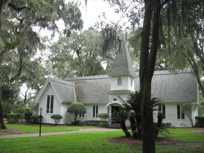 Christ Church, Sea Island, where the Coolidges attended worship and where the Coffins are laid to rest. 