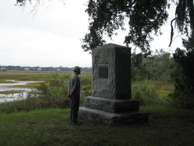 Visiting the monument at Bloody Marsh this past fall, Sea Island, Georgia. 