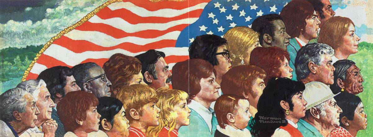"Portrait of America" by Norman Rockwell. Courtesy of http://www.hannaharendtcenter.org/wp-content/uploads/2014/09/151.jpg. 