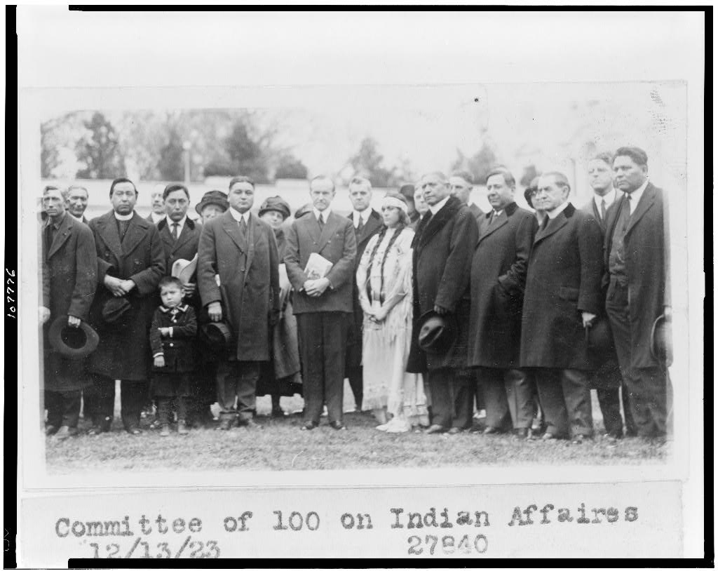 Committee of 100 on Indian Affaires 12-13-1923