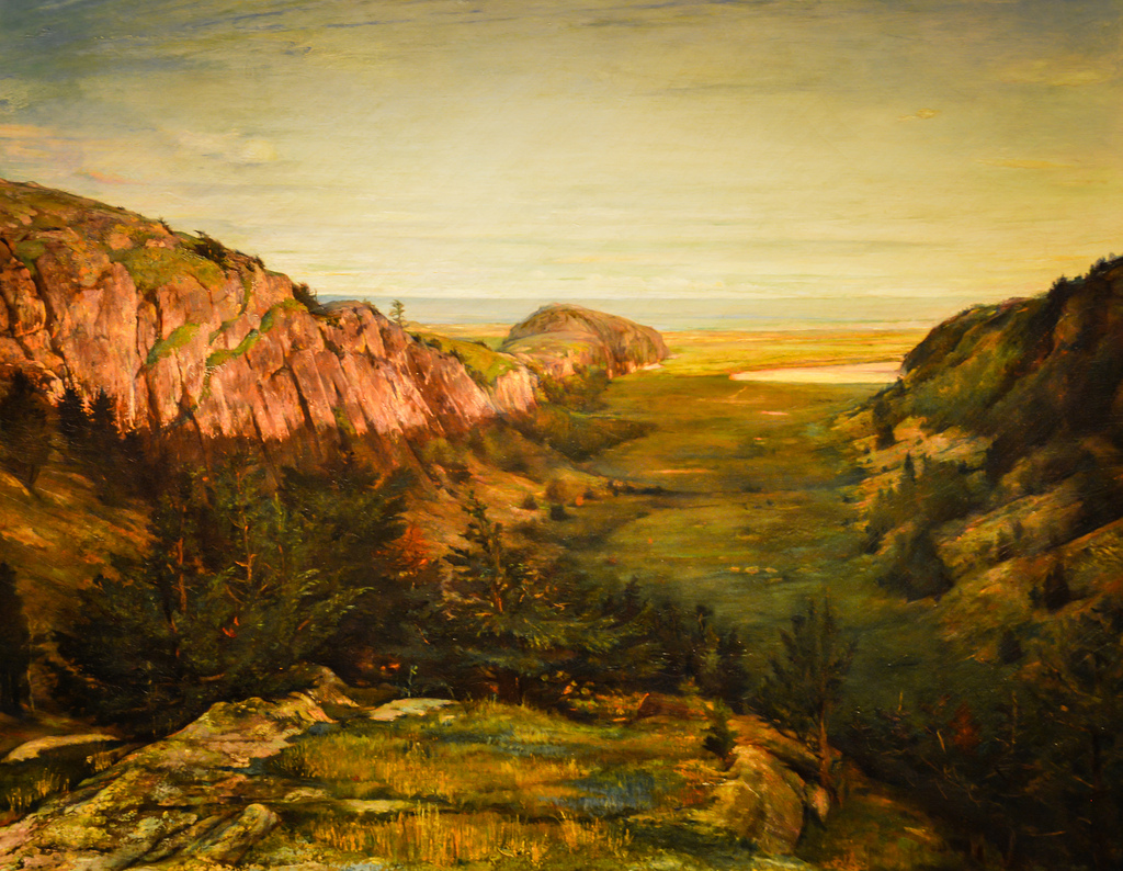 John La Farge's The Last Valley - Paradise Rocks (1868)