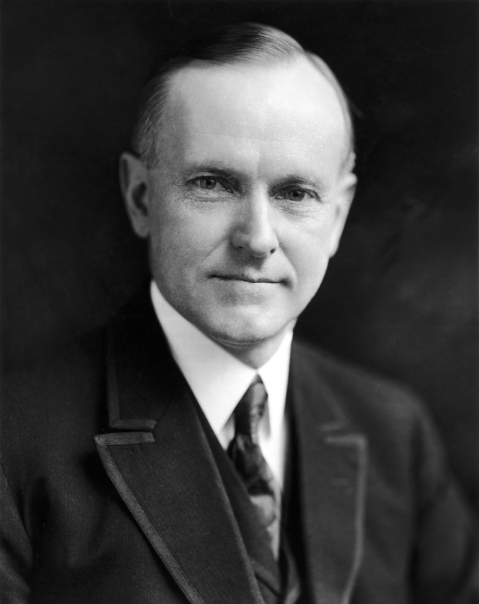 Calvin Coolidge, Us President 1923
