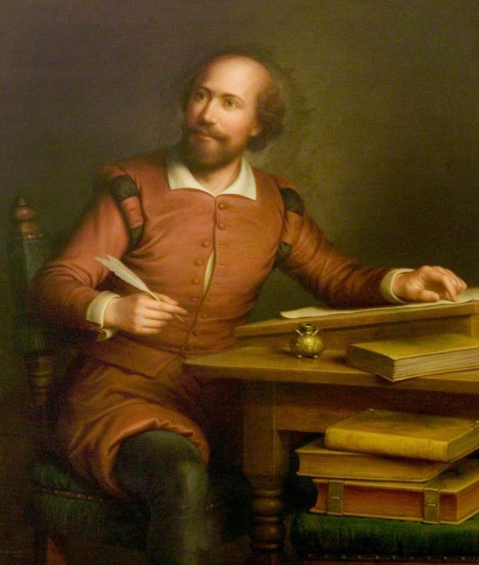 Hall, George Henry, 1825-1913; An Ideal Portrait of William Shakespeare (1564-1616)