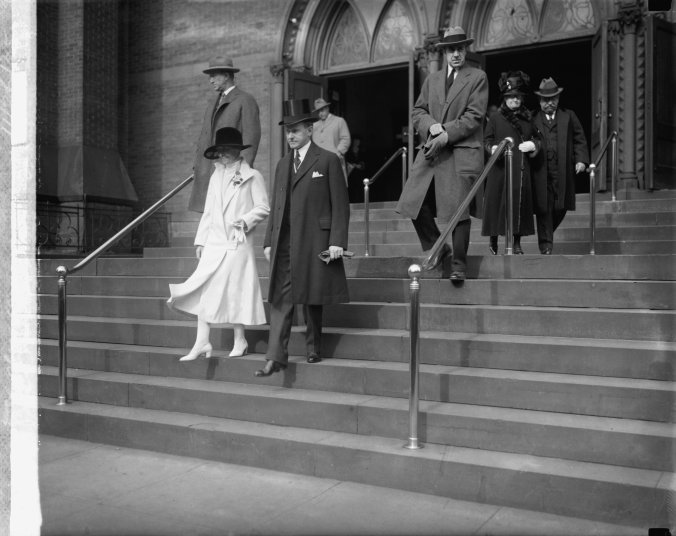 President-and-Mrs-Coolidge Thanksgiving Service 1925